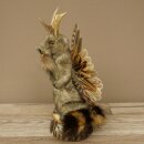Wolpertinger Murmel Präparat Plüsch Fabelwesen mit Flügel Bart Geweih Wolpi 86.16.51
