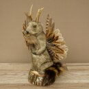 Wolpertinger Murmel Präparat Plüsch Fabelwesen mit Flügel Bart Geweih Wolpi 86.16.51