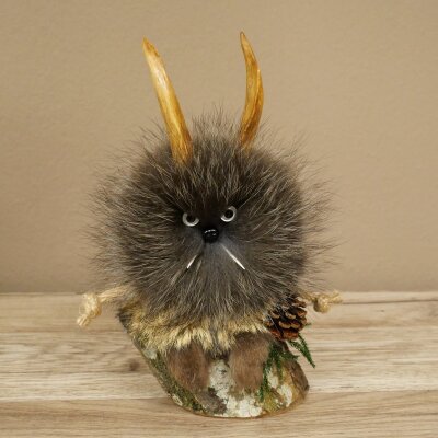 Wolpertinger Wolpi-figuur Mini-dennenappel met witte ogen, hoogte 23 cm 86.1.2.63