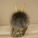 Wolpertinger Wolpi-figuur Mini-dennenappel met witte ogen, hoogte 23 cm 86.1.2.63