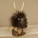 Wolpertinger Wolpi, modello in miniatura a forma di pigna con occhi bianchi, altezza 22 cm, codice 86.1.2.64