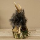 Wolpertinger Wolpi, modello in miniatura a forma di pigna, con occhi azzurri, altezza 22 cm, codice 86.1.2.66