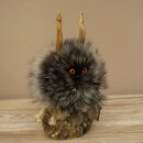 Wolpertinger Wolpi-figuur Mini-dennenappel Oranje ogen...