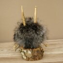 Wolpertinger Wolpi Figurine Mini Pine Cone Orange Eyes Height 23 cm 86.1.2.67