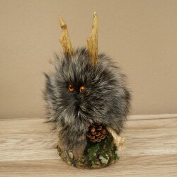 Wolpertinger Wolpi Figurine Mini Pine Cone Orange Eyes Height 23 cm 86.1.2.67