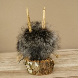Wolpertinger Wolpi Figurine Mini Pine Cone Orange Eyes Height 23 cm 86.1.2.67
