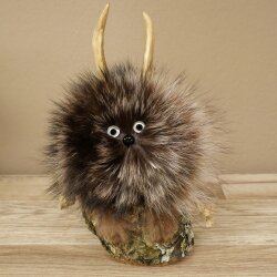 Wolpertinger Wolpi Mini Präparat weiße Augen Höhe 22 cm 86.1.1.51
