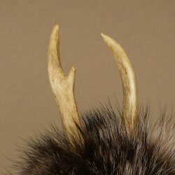 Wolpertinger Wolpi Mini Präparat weiße Augen Höhe 22 cm 86.1.1.51