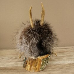 Wolpertinger Wolpi Mini Präparat weiße Augen Höhe 22 cm 86.1.1.51