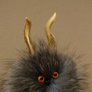 Wolpertinger Wolpi Mini Präparat orange Augen Höhe 22 cm 86.1.1.52