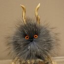 Wolpertinger Wolpi Mini Präparat orange Augen Höhe 22 cm 86.1.1.52
