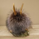 Wolpertinger Wolpi Mini Präparat lila Augen Höhe 22 cm 86.1.1.54