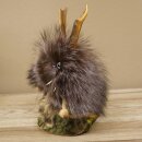 Wolpertinger Wolpi Mini Präparat lila Augen Höhe 22 cm 86.1.1.54