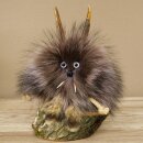 Wolpertinger Wolpi Mini Präparat lila Augen Höhe 22 cm 86.1.1.54