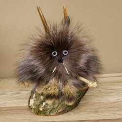 Wolpertinger Wolpi Mini Präparat lila Augen Höhe 22 cm 86.1.1.54