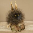 Wolpertinger Wolpi Mini Präparat gelbe Augen Höhe 22 cm 86.1.1.55