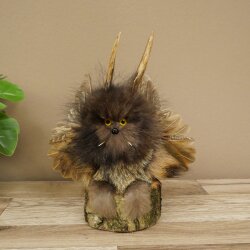 Wolpertinger Kleine Wolpi Opgezette exemplaar gele ogen vleugels ree gewei hoorn 86.2.128