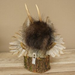 Wolpertinger Kleine Wolpi Opgezette exemplaar gele ogen vleugels ree gewei hoorn 86.2.128