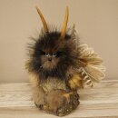 Wolpertinger Little Wolpi Taxidermy Specimen Light Blue Eyes Wings Deer Antlers Horn 86.2.130