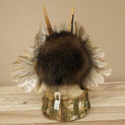 Wolpertinger Little Wolpi Taxidermy Specimen Light Blue Eyes Wings Deer Antlers Horn 86.2.130