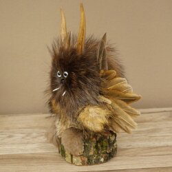 Wolpertinger Piccolo Wolpi Esemplare imbalsamato Occhi bianchi Ali Corna di capriolo Corno 86.2.132