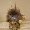 Wolpertinger, «Pequeño Wolpi», espécimen disecado, ojos morados, alas, cuernos de ciervo, 86.2.133