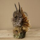 Wolpertinger, «Pequeño Wolpi», espécimen disecado, ojos blancos, alas, cuernos de corzo, cuerno, 86.2.134