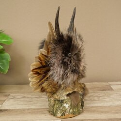Wolpertinger, «Pequeño Wolpi», espécimen disecado, ojos blancos, alas, cuernos de corzo, cuerno, 86.2.134
