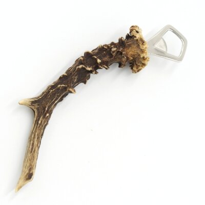 Bottle Opener: Deer Antler, Antler Branch, Horn, Shed Antler; Length: 23.5 cm; 27.1.480