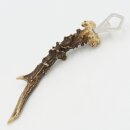 Bottle Opener: Deer Antler, Antler Branch, Horn, Shed Antler; Length: 23.5 cm; 27.1.480