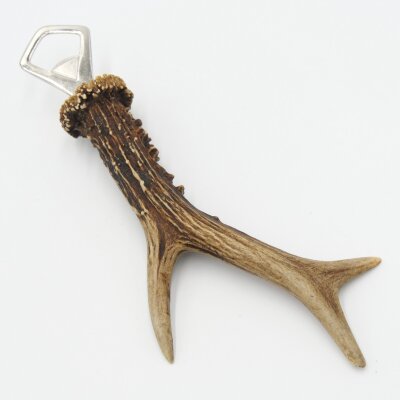 Apribottiglie a forma di corna di cervo, lunghezza 23,5 cm, codice 27.1.482