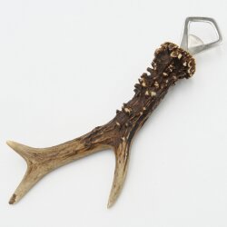 Apribottiglie a forma di corna di cervo, lunghezza 23,5 cm, codice 27.1.482