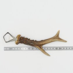 Apribottiglie a forma di corna di cervo, lunghezza 23,5 cm, codice 27.1.482