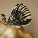 Wolpertinger Fabelwesen Marder mit Flügel Rehgeweih Bart Wolpi Präparat Höhe 52 cm