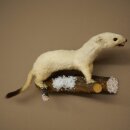 Hermeline, belette, fourrure dhiver, hauteur 12 cm,...