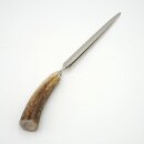 Brieföffner Brief Öffner mit Hirsch Geweih Horn Hirschhorn Griff Länge 16,5 cm 27.18.40
