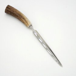 Brieföffner Brief Öffner mit Hirsch Geweih Horn Hirschhorn Griff Länge 16,5 cm 27.18.40