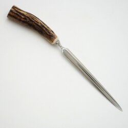 Brieföffner Brief Öffner mit Hirsch Geweih Horn Hirschhorn Griff Länge 16,5 cm 27.18.41