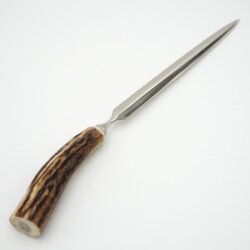 Brieföffner Brief Öffner mit Hirsch Geweih Horn Hirschhorn Griff Länge 16,5 cm 27.18.41