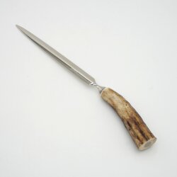 Brieföffner Brief Öffner mit Hirsch Geweih Horn Hirschhorn Griff Länge 16,5 cm 27.18.41