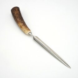 Brieföffner Brief Öffner mit Hirsch Geweih Horn Hirschhorn Griff Länge 16,5 cm 27.18.42