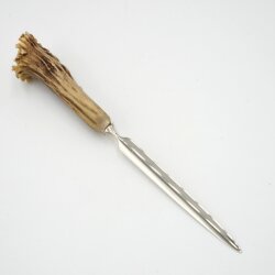 Brieföffner Brief Öffner mit Rehgeweih Horn Griff Reh Geweih Lang 17 cm 27.17.56