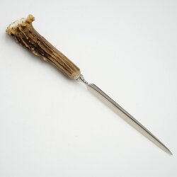 Brieföffner Brief Öffner mit Rehgeweih Horn Griff Reh Geweih Lang 17 cm 27.17.56