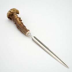 Brieföffner Brief Öffner mit Rehgeweih Horn Griff Reh Geweih Lang 17 cm 27.17.57