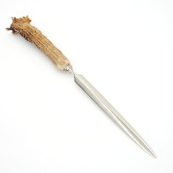 Brieföffner Brief Öffner mit Rehgeweih Horn Griff Reh Geweih Lang 17 cm 27.17.59