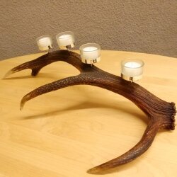 Rothirsch Geweih Kerzenständer Hirsch Horn Advent Kranz Adventskranz  GTK27.6.24