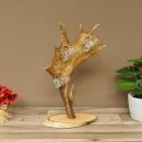 Fornitore di grappa Birke Schild, vassoio per grappa con corna di daino, 6 pezzi, Krügele 27.7.6.29