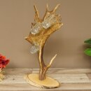 Fornitore di grappa Birke Schild, vassoio per grappa con corna di daino, 6 pezzi, Krügele 27.7.6.29
