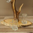 Fornitore di grappa Birke Schild, vassoio per grappa con corna di daino, 6 pezzi, Krügele 27.7.6.29