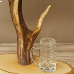Fornitore di grappa Birke Schild, vassoio per grappa con corna di daino, 6 pezzi, Krügele 27.7.6.29